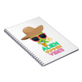 Carnet Vibes de vacances d'été Alien Cool (Côté Droit)