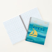 Carnet Vibes d'été Blue Ocean - Customisé (Intérieur)