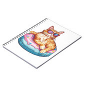 Carnet Vibes d'été Chill Cat - Poisson Funny Kitty (Côté gauche)