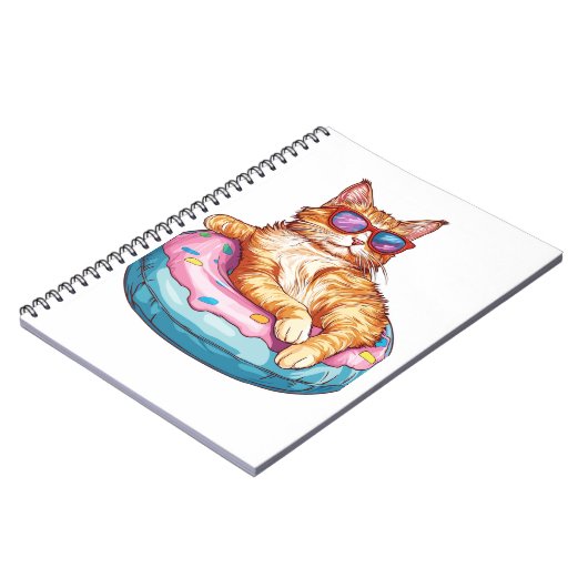 Carnet Vibes d'été Chill Cat - Poisson Funny Kitty (Côté gauche)