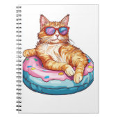 Carnet Vibes d'été Chill Cat - Poisson Funny Kitty (Devant)