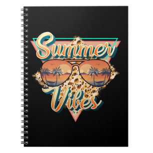Carnet Vibes d'été Lunettes de soleil vintages Sunset