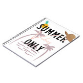 Carnet Vibes d'été seulement Plage (Côté gauche)