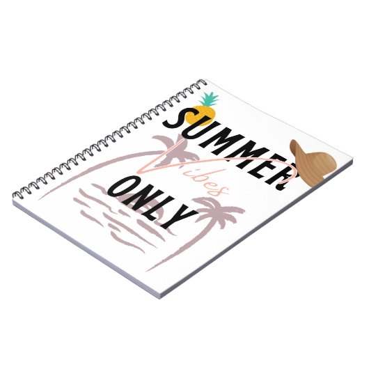 Carnet Vibes d'été seulement Plage (Côté gauche)