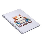 Carnet Vibes incorrectes uniquement - Fierce Chat & Skuls (Côté Droit)