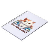 Carnet Vibes incorrectes uniquement - Fierce Chat & Skuls (Côté gauche)