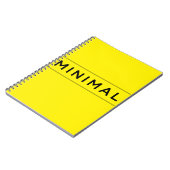 Carnet Vibes Minimales (Côté gauche)