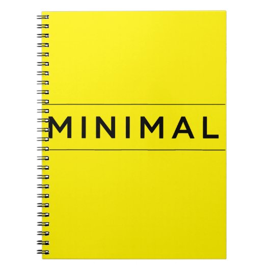 Carnet Vibes Minimales (Devant)