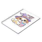 Carnet Vibes Paw-Stive Seulement Chien mignon Avec Bubble (Côté gauche)