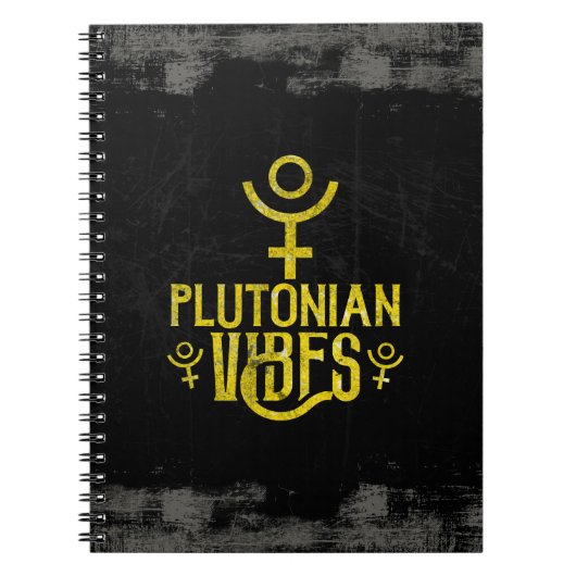 Carnet Vibes plutoniennes Scorpio Astrologie Zodiac Pluto (Devant)