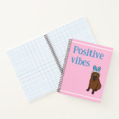 Carnet Vibes positives capybara (Intérieur)