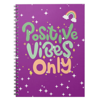 Carnet "Vibes positives seulement" Inspiration quotidienn