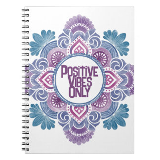 Carnet Vibes positives uniquement Mandala