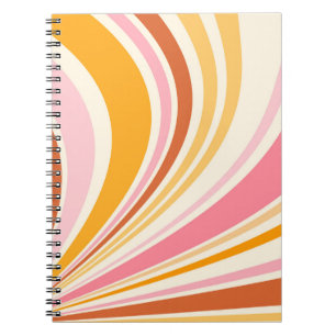 Carnet Vibes rétro colorées