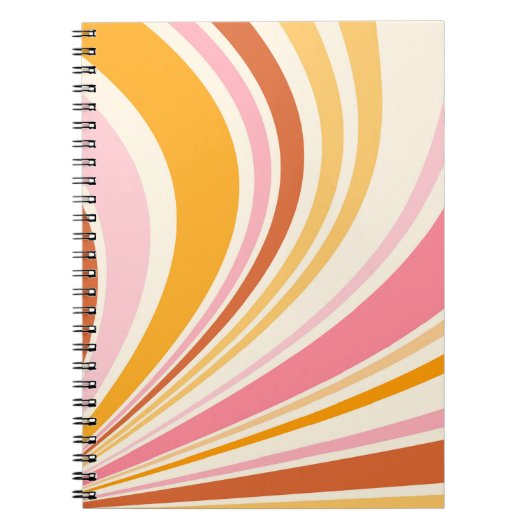 Carnet Vibes rétro colorées (Devant)