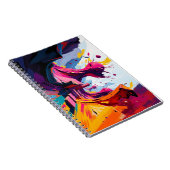 Carnet Vibrant Abstract Fantasy Landscape (Côté Droit)