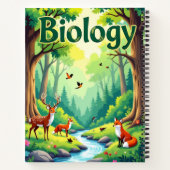 Carnet Vibrant Biology Forest Animals Notebook - Personal (Dos)