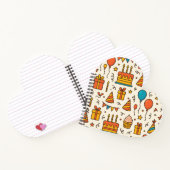 Carnet Vibrant Birthday Party Seamless Pattern (Intérieur)