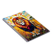 Carnet Vibrant Colorée Lion mosaïque (Côté Droit)