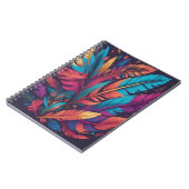 Carnet Vibrant Feather Burst (Côté gauche)