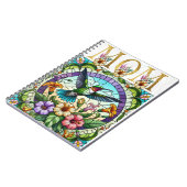 Carnet Vibrant Maman Design Floral (Côté gauche)