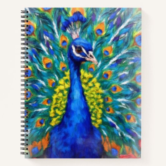Carnet Vibrant Peacock (Devant)