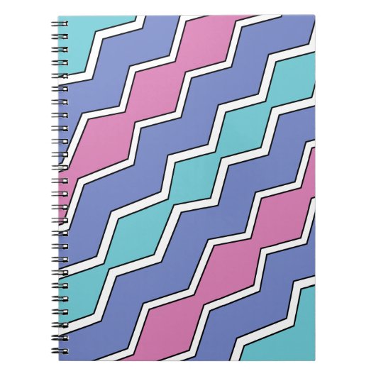 Carnet Vibrant Peaks ZigZag (Devant)