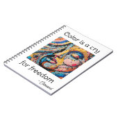 Carnet Vibrant Pixel Celebration (Côté gauche)