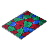 Carnet Vibrant Prism Rainbow Glass Mosaic Notebook (Côté gauche)