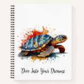 Carnet Vibrant Voyager, custom (Devant)