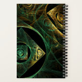 Carnet Vibrations magiques Art Abstrait (Verso)