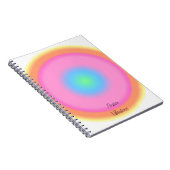 Carnet Vibrations positives - Dégradé radial coloré (Côté Droit)