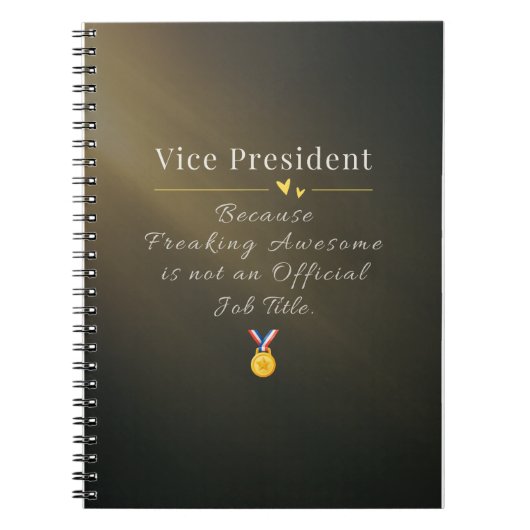 Carnet Vice-président (Devant)