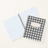 Carnet Vichy Gris clair (Intérieur)
