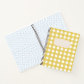 Carnet Vichy Jaune clair (Intérieur)
