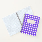 Carnet Vichy Lavande (Intérieur)