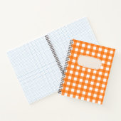 Carnet Vichy Orange (Intérieur)