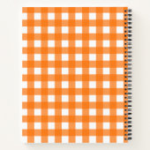 Carnet Vichy Orange (Dos)