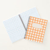 Carnet Vichy Orange clair (Intérieur)