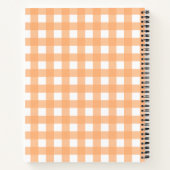 Carnet Vichy Orange clair (Dos)