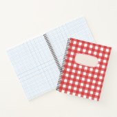Carnet Vichy Rouge (Intérieur)