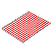 Carnet Vichy rouge (Côté gauche)