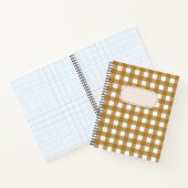 Carnet Vichy Sienne (Intérieur)