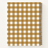 Carnet Vichy Sienne (Dos)