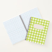 Carnet Vichy Vert clair (Intérieur)