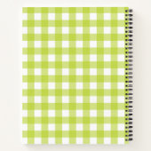 Carnet Vichy Vert clair (Dos)