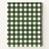 Carnet Vichy Vert d'Alsace (Dos)