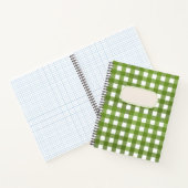 Carnet Vichy Vert pomme (Intérieur)