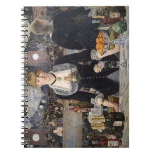 Carnet Victorian Barmaid Girl at Folies Bergere, France