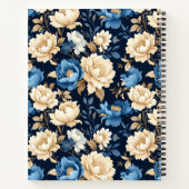 Carnet Victorian Flowers Blue (Dos)